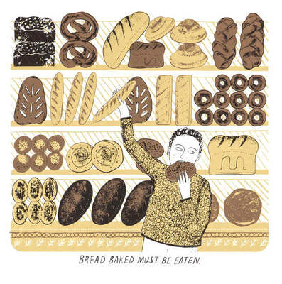 Bread Baked - Alice Pattullo Illustration