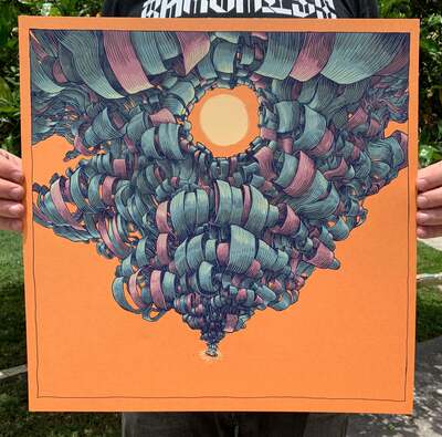 Plume (Art Print - Manilla / Orange)