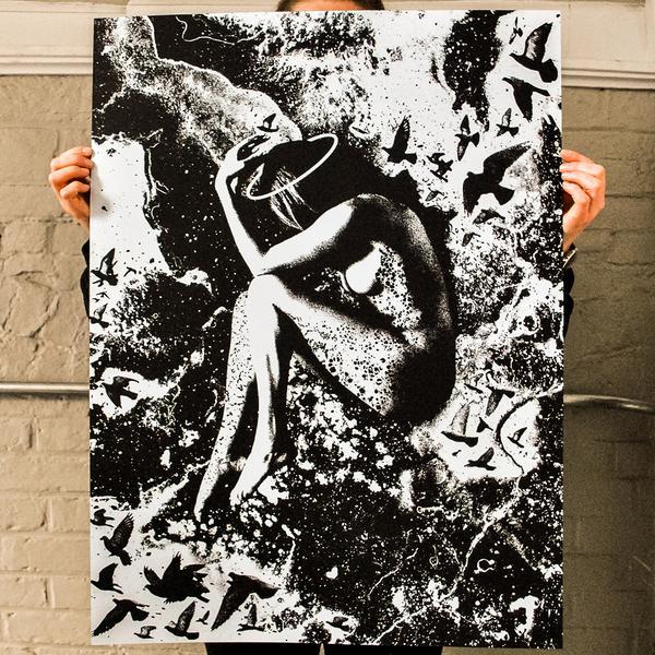 J. Bannon “Entropy” Silkscreened Print (Assorted Color)